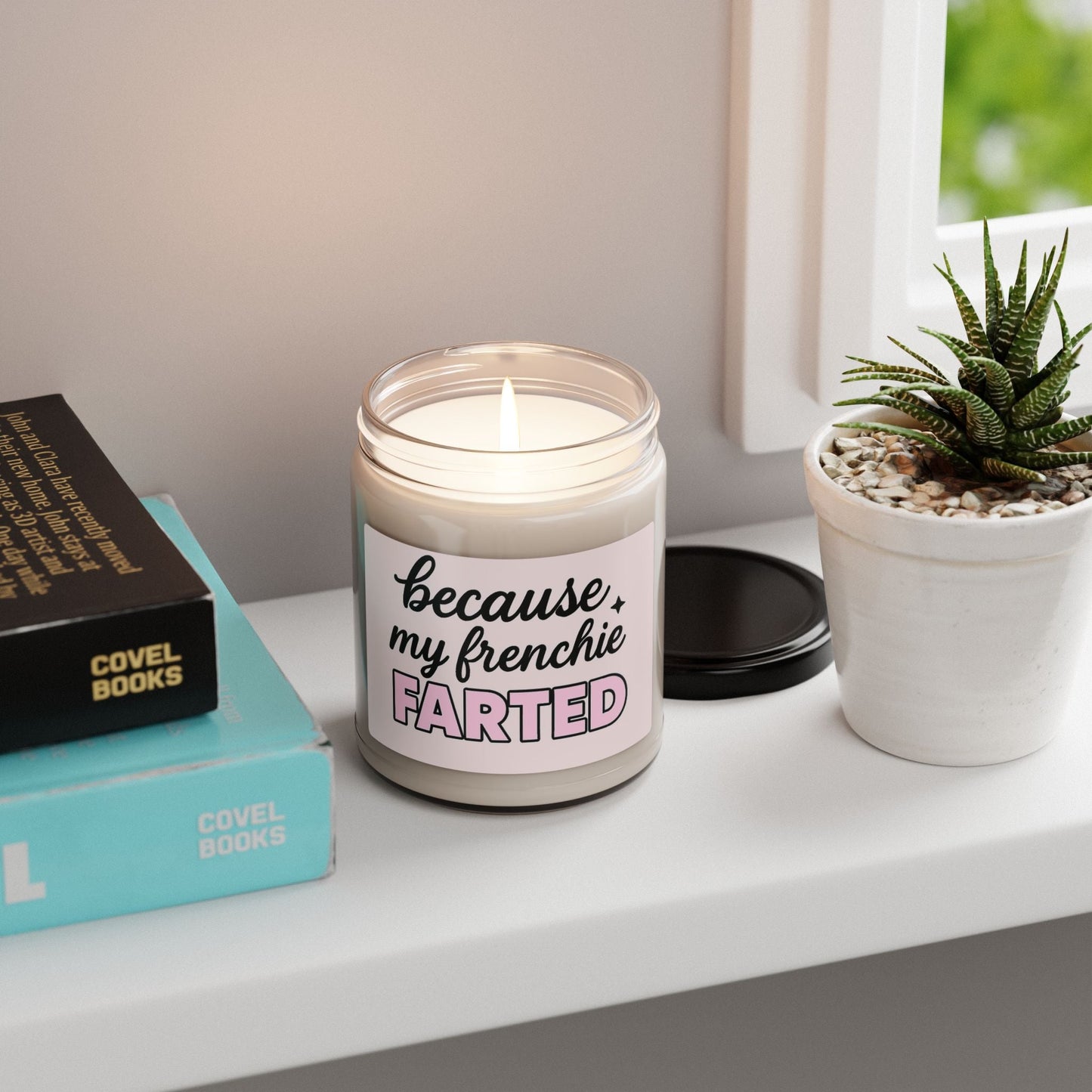because my frenchie farted Scented Soy Candle, 9oz