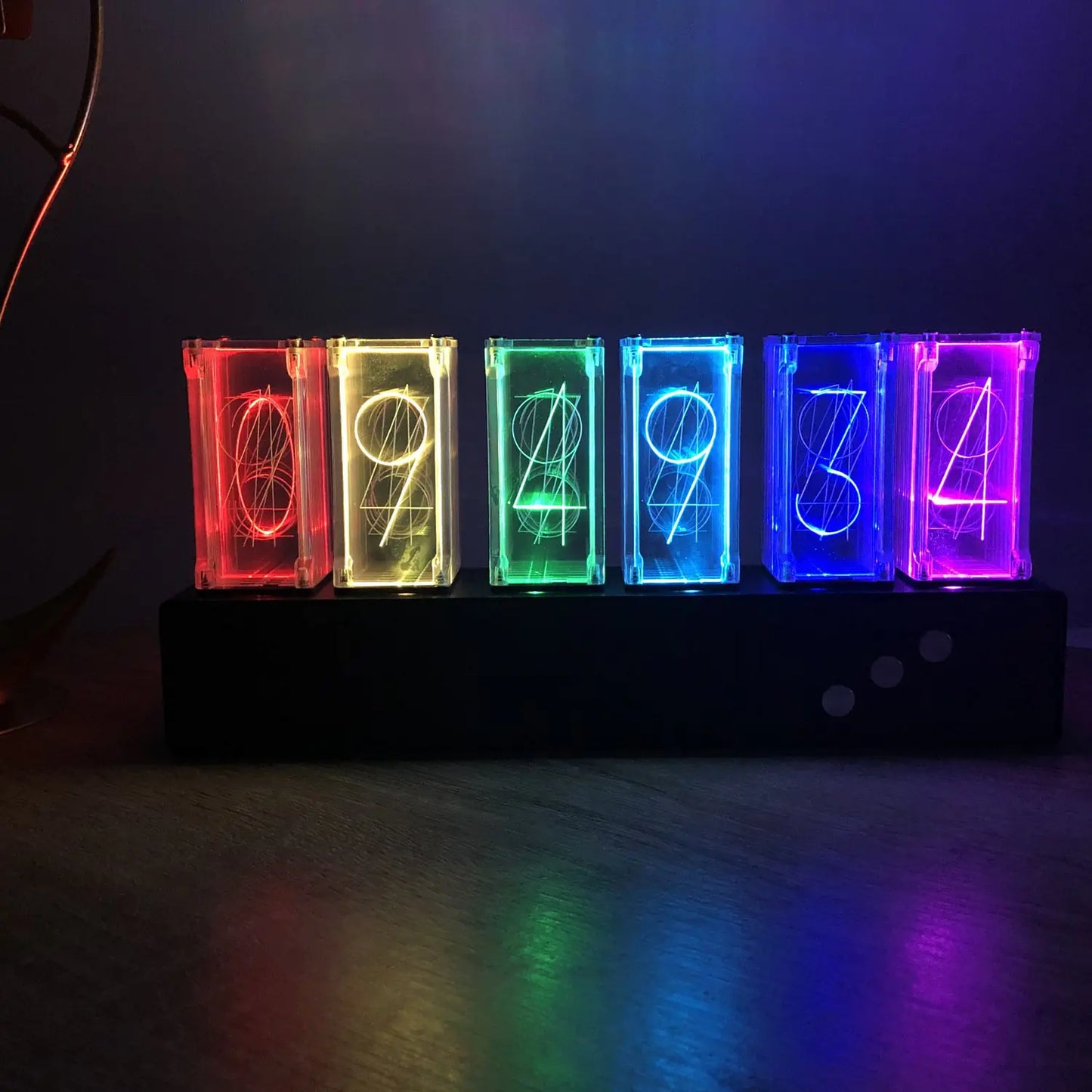 Modern Digital Nixie Tube Clock and Night Light