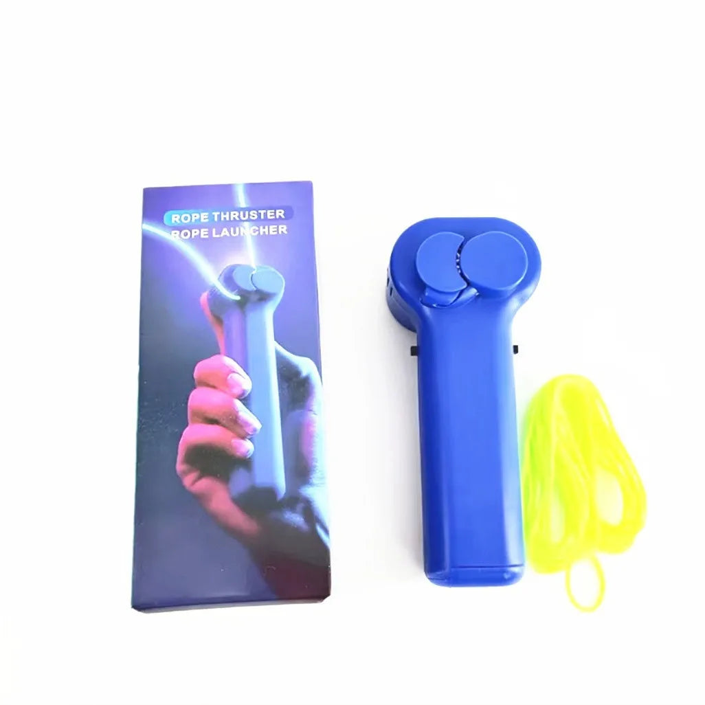 String Toy Loop Glow in The Dark Portable Rope Launcher Fidget Toy USB Electric Handheld String Cool Toy for Kids Gift
