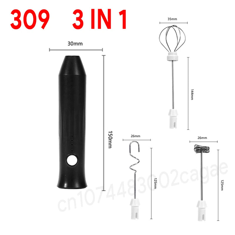 Rechargeable Milk Frother Handheld For Coffee