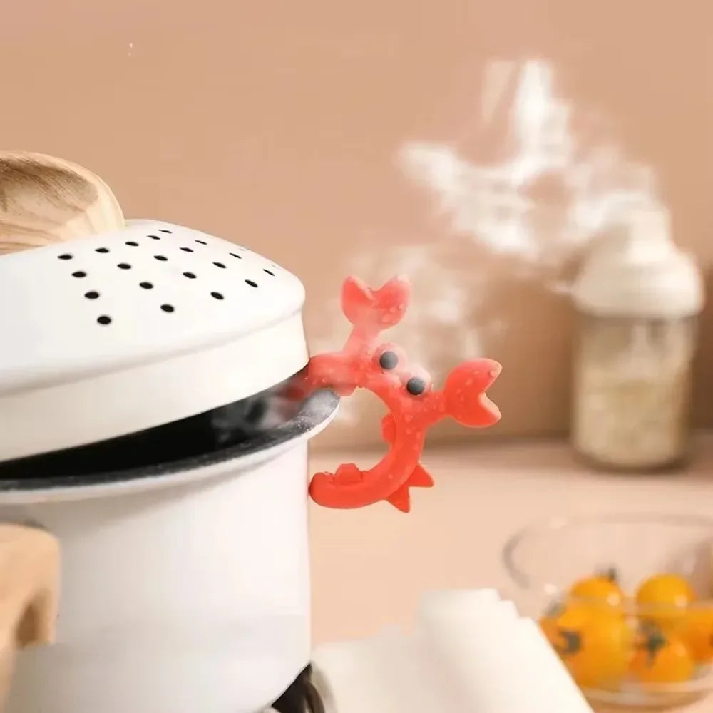 CrabbyGrip Spoon Holder – No More Messy Counters!