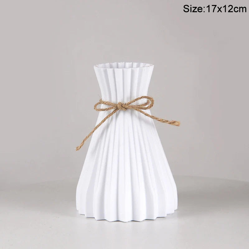 Modern Plastic Flower Vase Nordic Home Decoration