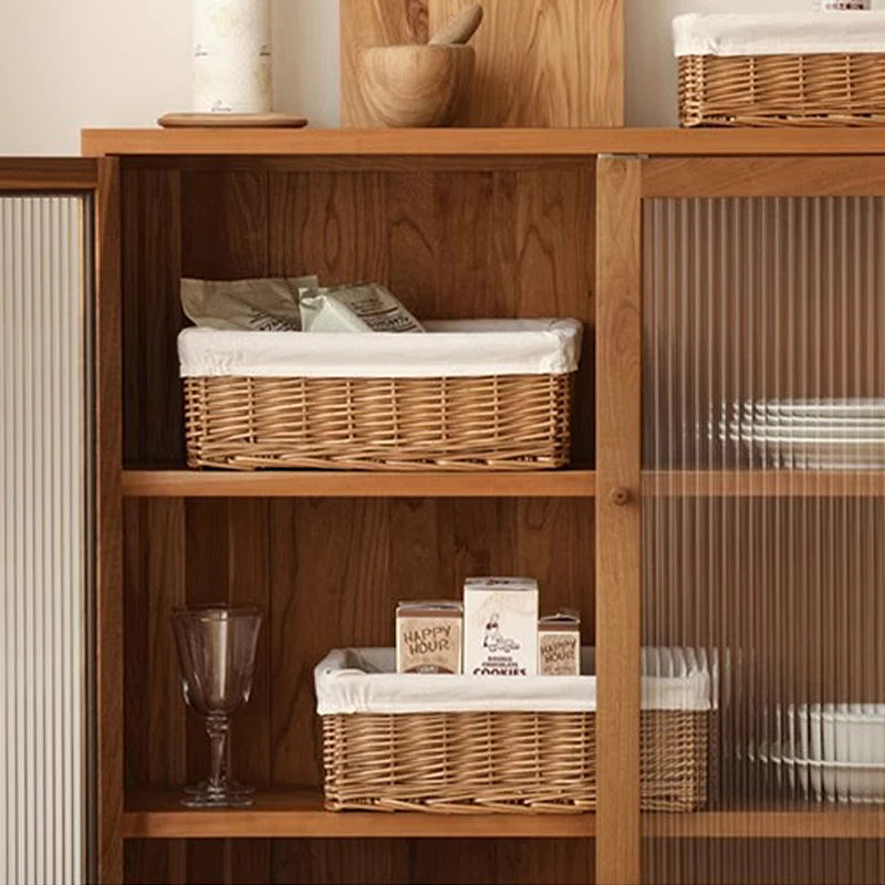 Ins Storage Basket Sundries Organization Cosmetics Snack Storage Box Desktop Decorative Container Home Organizer Supplies