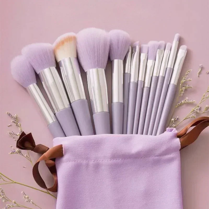13Pcs Makeup Brush Set Make Up Concealer Brush Blush Powder Brush Eye Shadow Highlighter Foundation Brush Cosmetic Beauty Tools