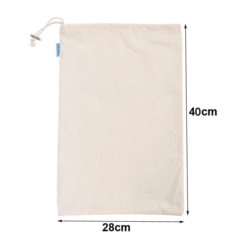 Linen Bread Bag Reusable Bags For Bread Drawstring Bags Homemade Artisan Bread Storage Bag Baguette Bag Food Storage Containers