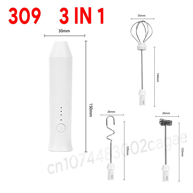 Rechargeable Milk Frother Handheld For Coffee