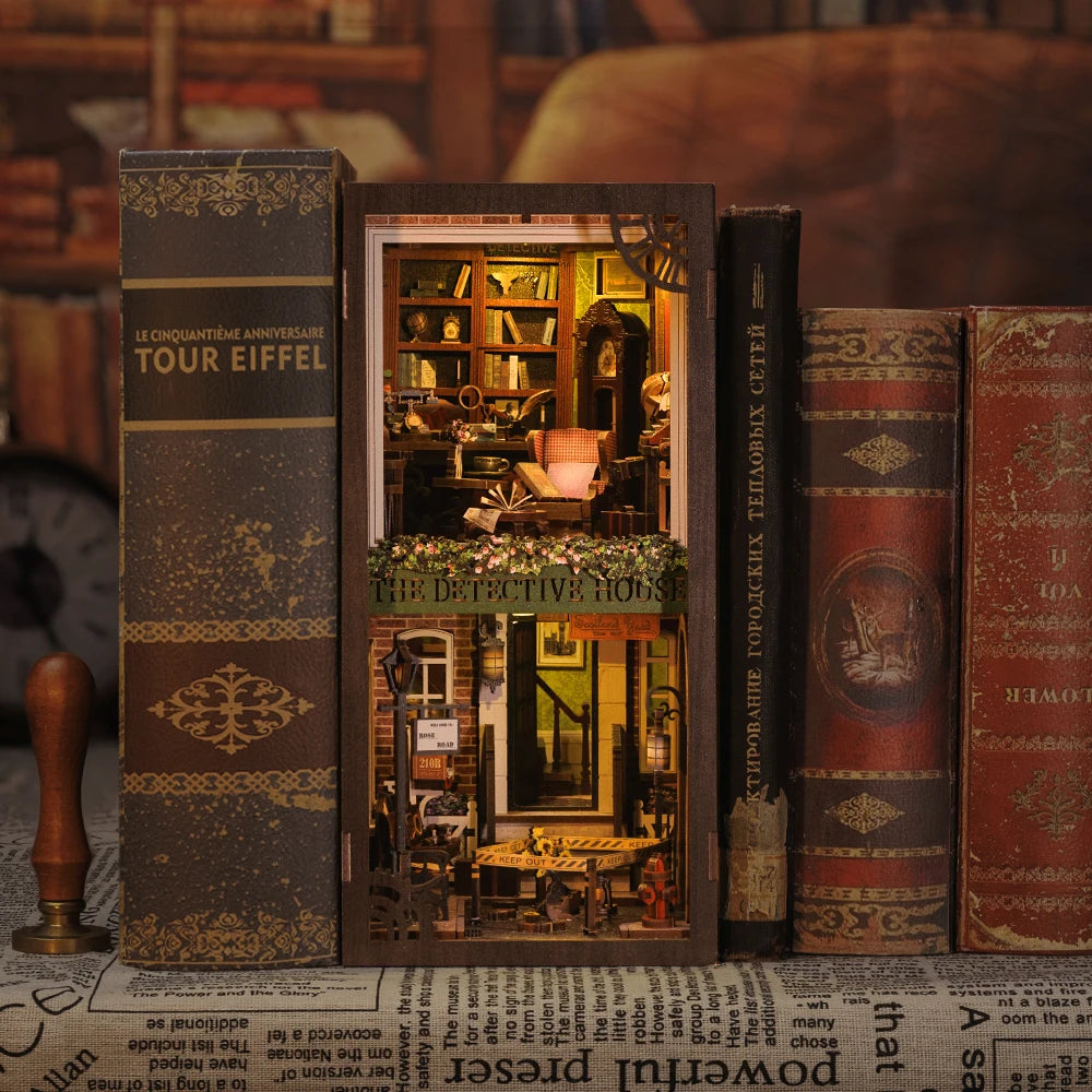DIY 3D Wooden Puzzle Booknook - Build Your Own Enchanted Bookend!