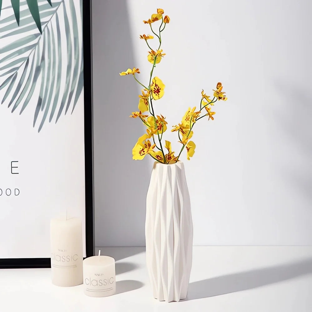Modern Plastic Flower Vase Nordic Home Decoration