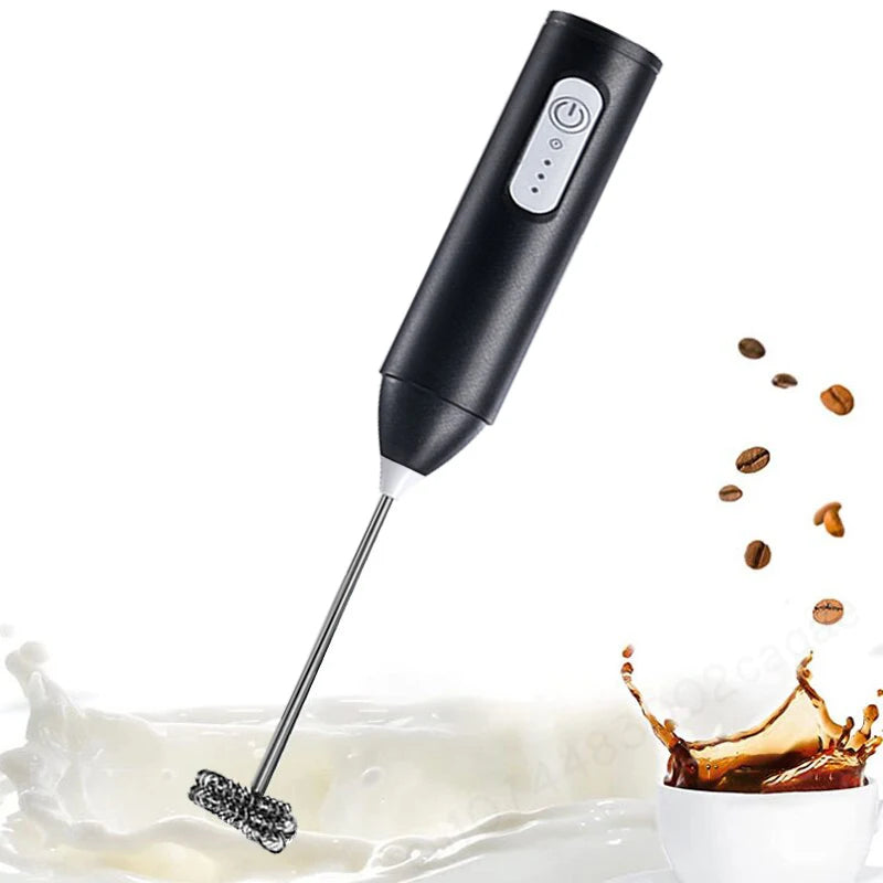 Rechargeable Milk Frother Handheld For Coffee