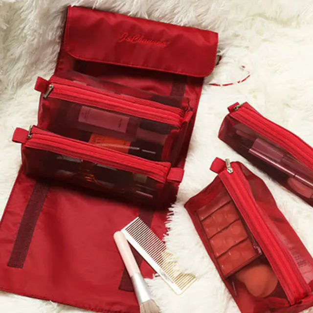 Travel Cosmetic Bag for Makeup and Toiletries Organizer