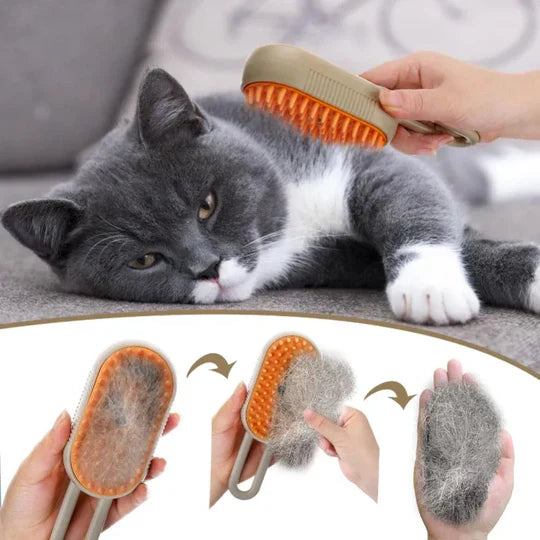 Pet Steam Brush - No More Fur Anywhere