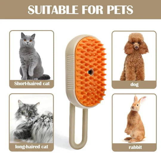 Pet Steam Brush - No More Fur Anywhere
