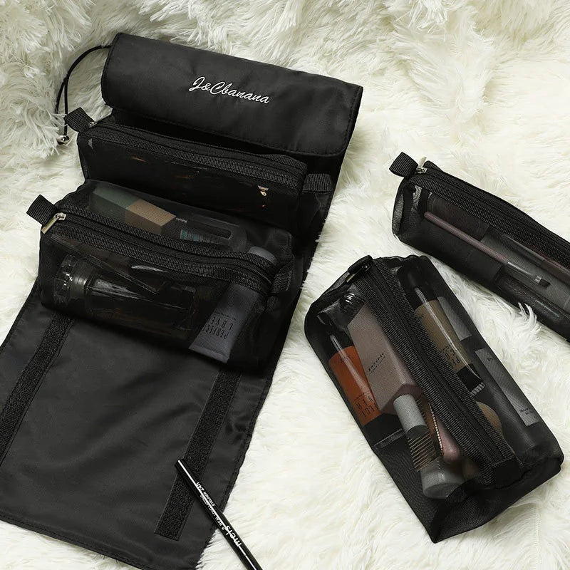 Travel Cosmetic Bag for Makeup and Toiletries Organizer