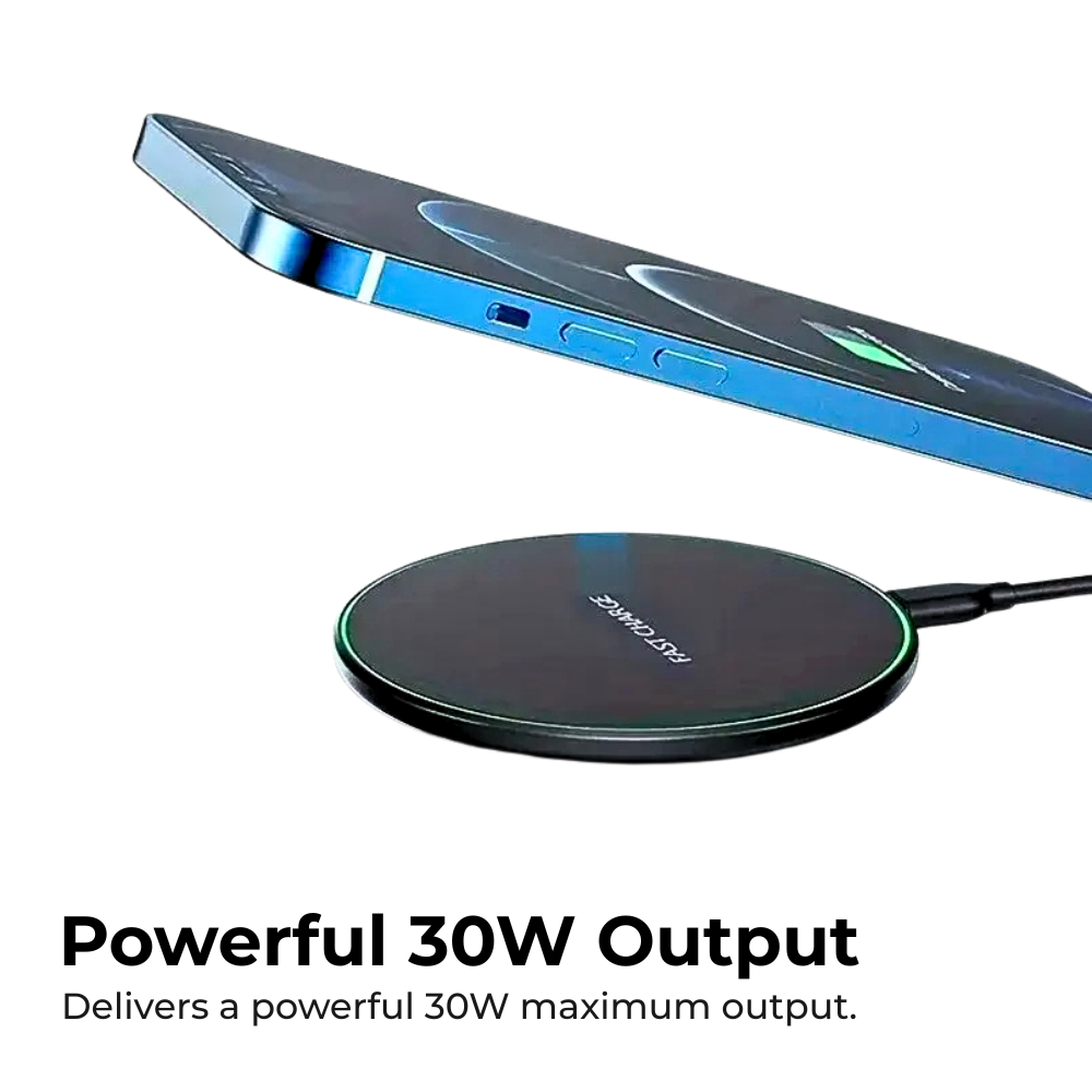 30W Wireless Charger for iPhone 15 14 & Samsung S23