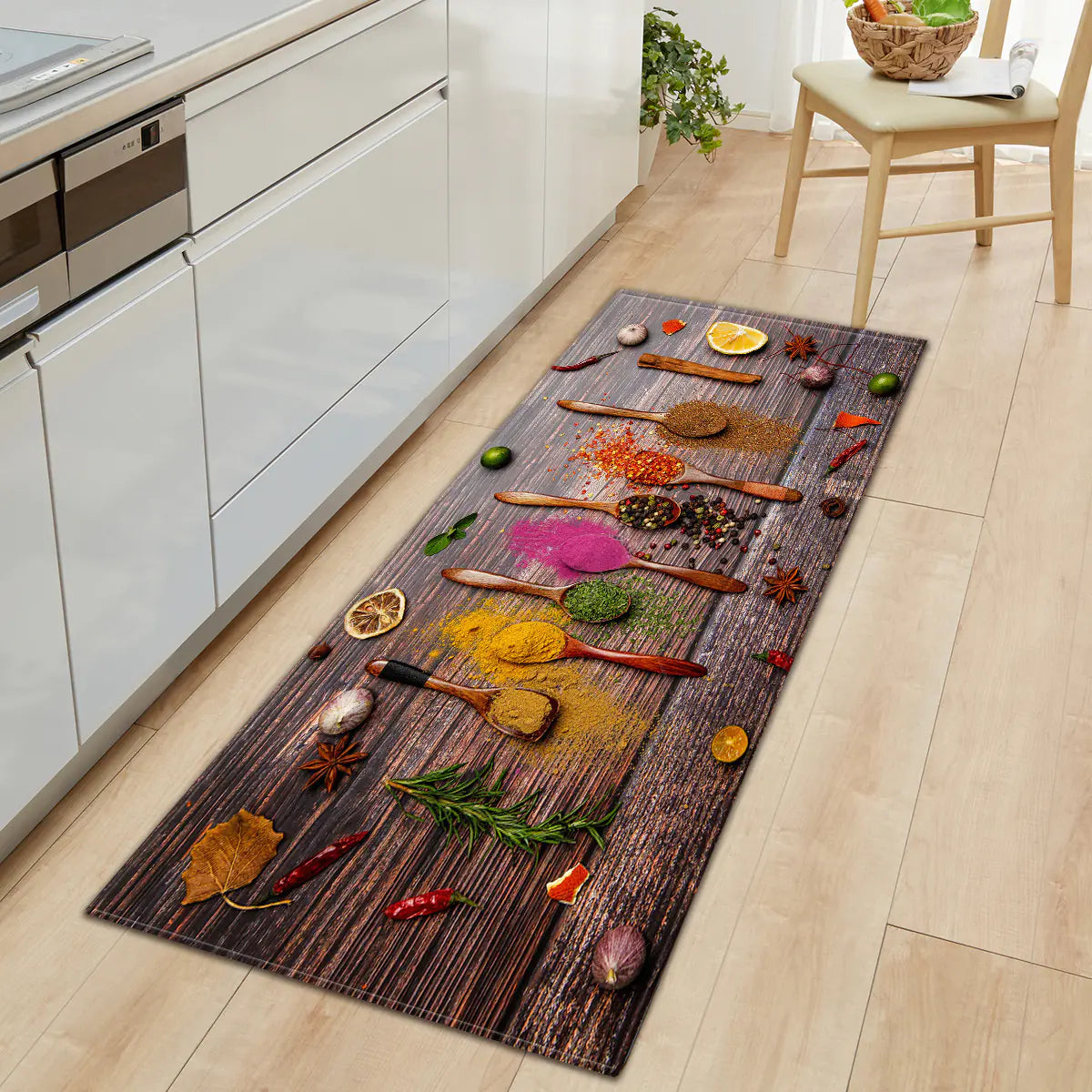 Kitchen Absorbent Non-Slip Rug for Home Use