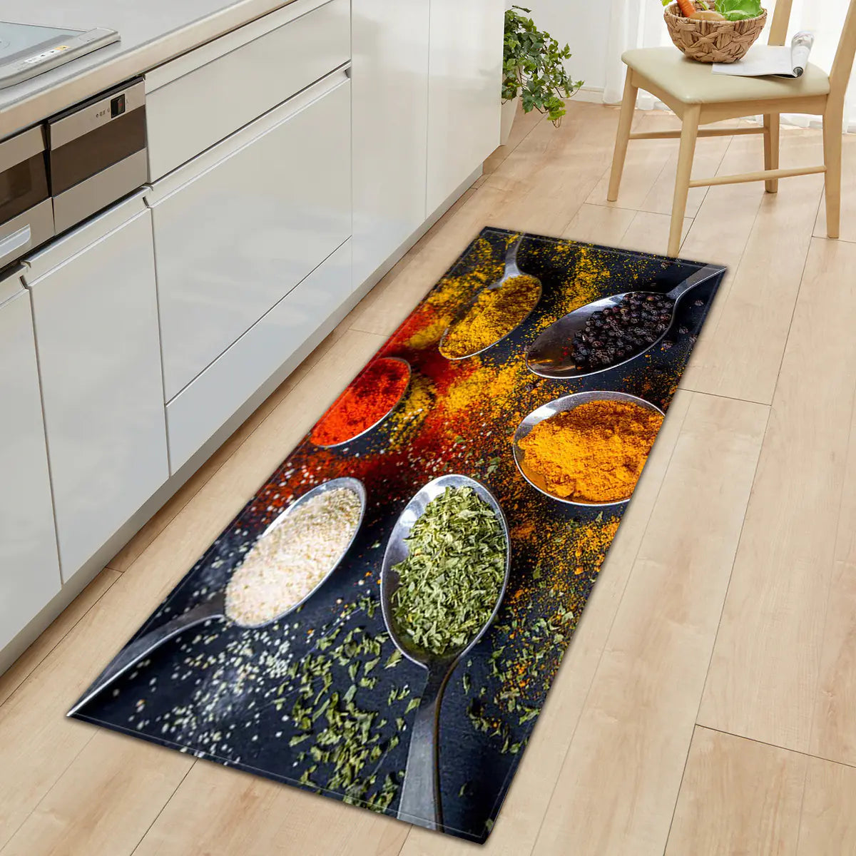 Kitchen Absorbent Non-Slip Rug for Home Use