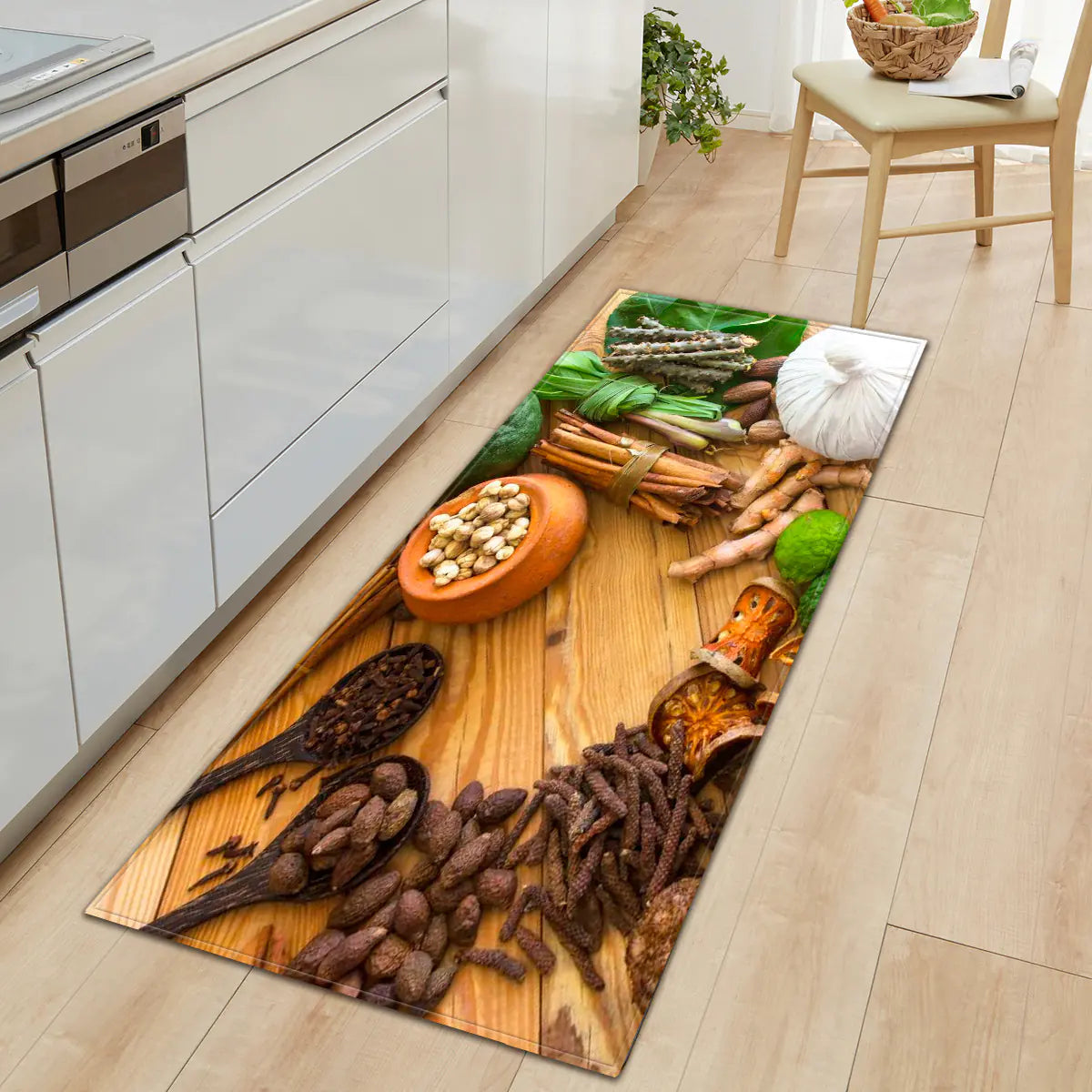 Kitchen Absorbent Non-Slip Rug for Home Use