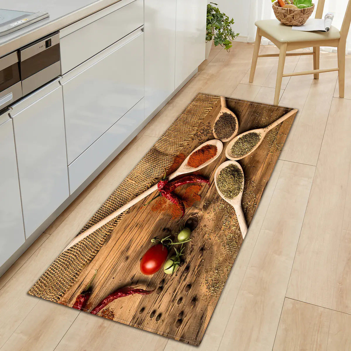 Kitchen Absorbent Non-Slip Rug for Home Use