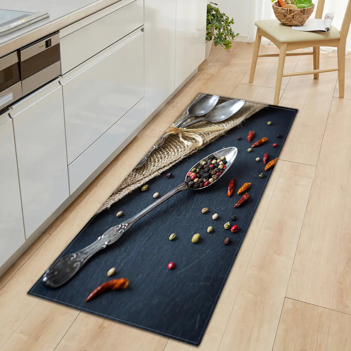 Kitchen Absorbent Non-Slip Rug for Home Use