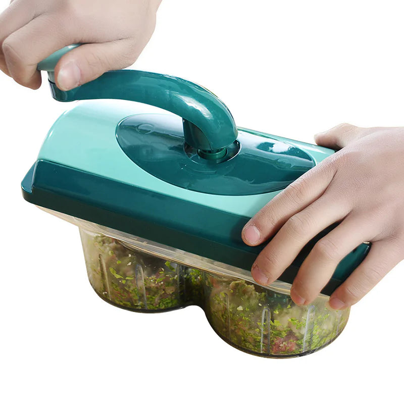 Hand-Pulled Garlic and Meat Chopper Kitchen Tool