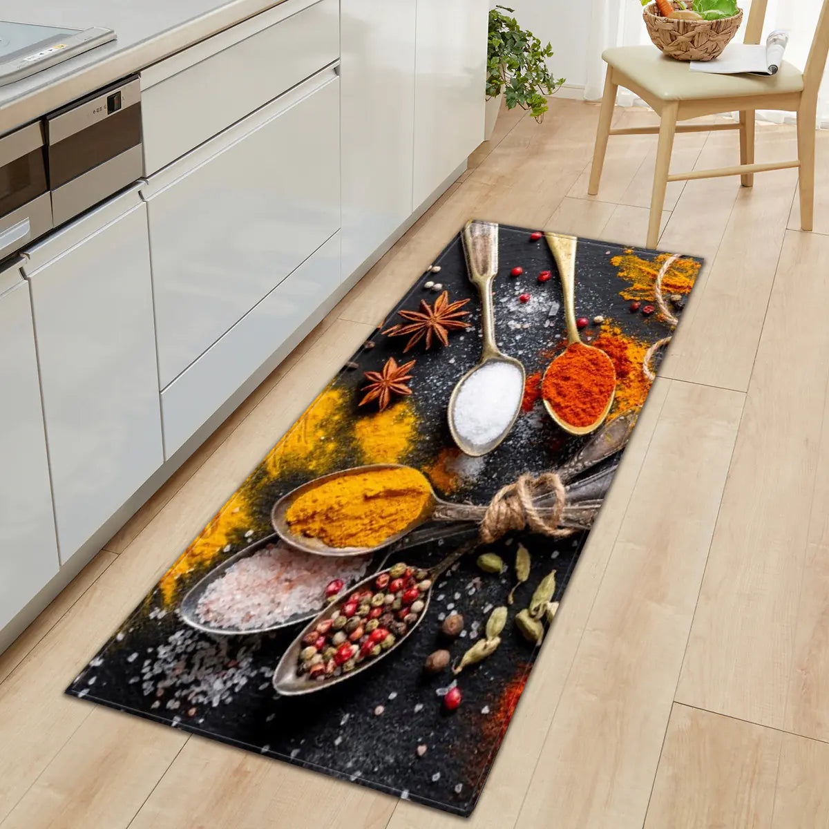 Kitchen Absorbent Non-Slip Rug for Home Use