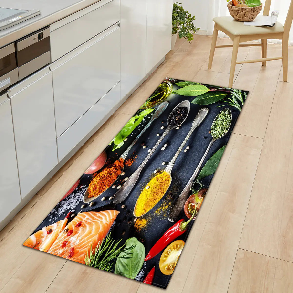 Kitchen Absorbent Non-Slip Rug for Home Use