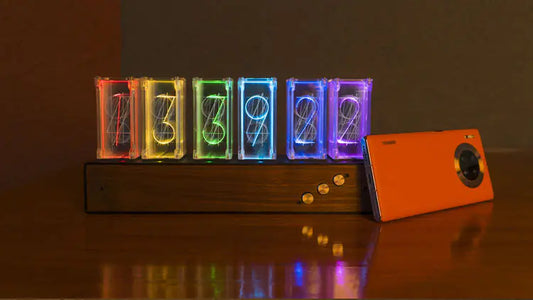 Modern Digital Nixie Tube Clock and Night Light