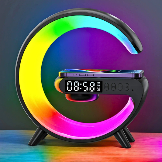 Multifunction Wireless Charger, Speaker & Alarm Clock