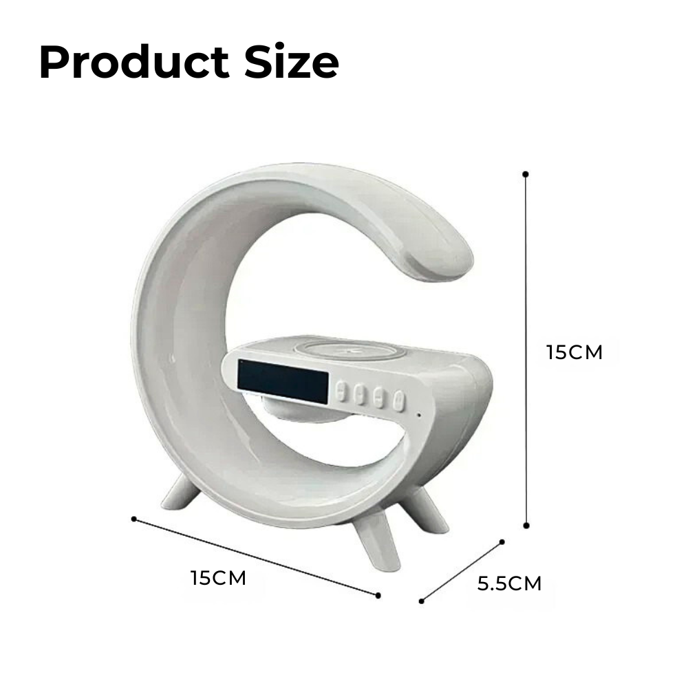 Multifunction Wireless Charger, Speaker & Alarm Clock