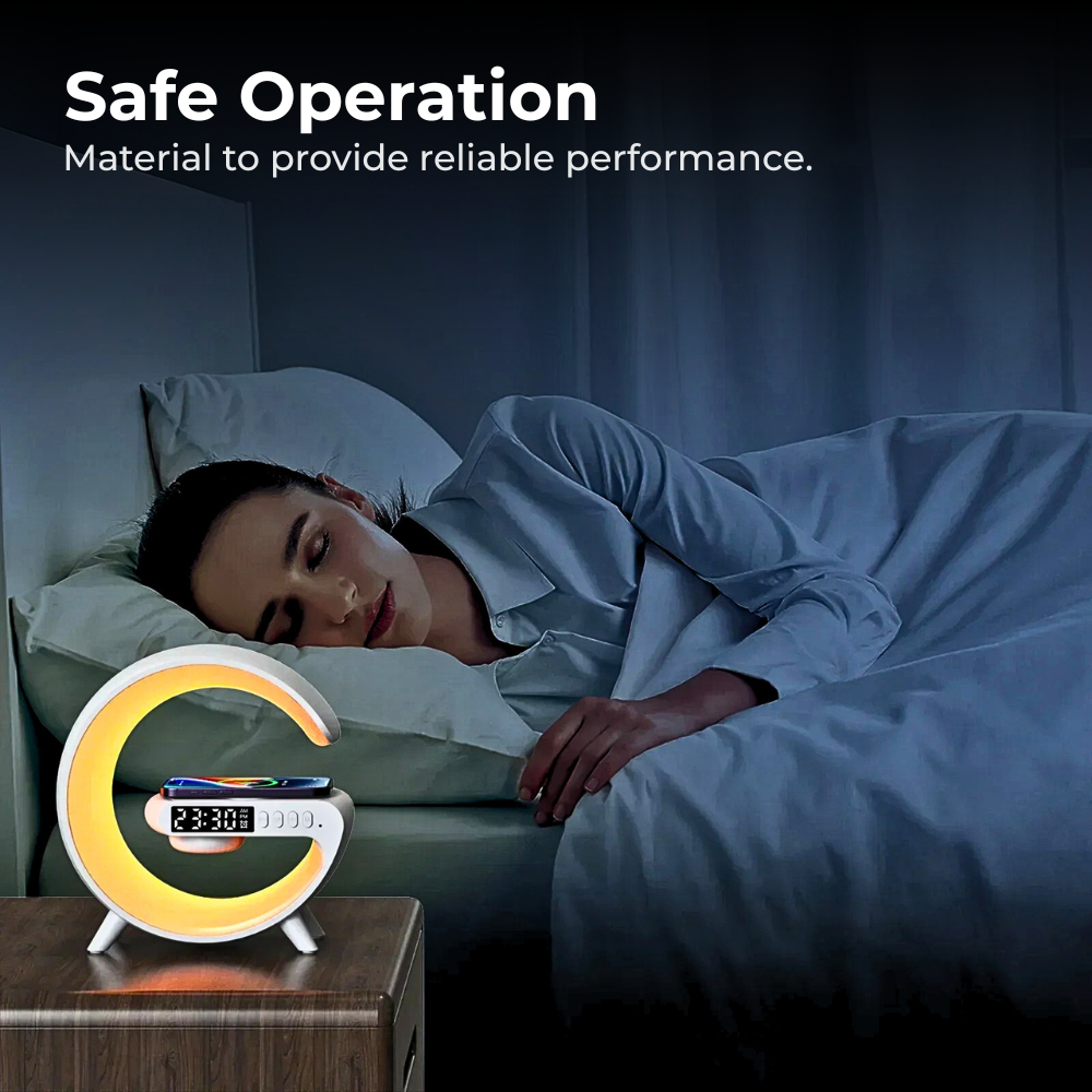 Multifunction Wireless Charger, Speaker & Alarm Clock