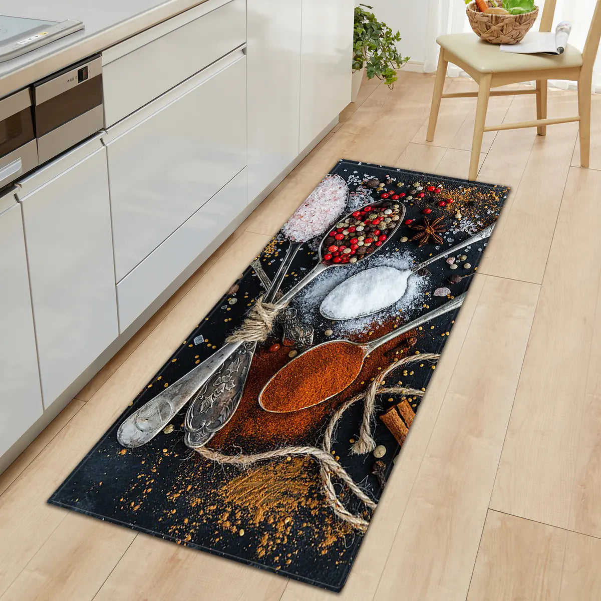 Kitchen Absorbent Non-Slip Rug for Home Use