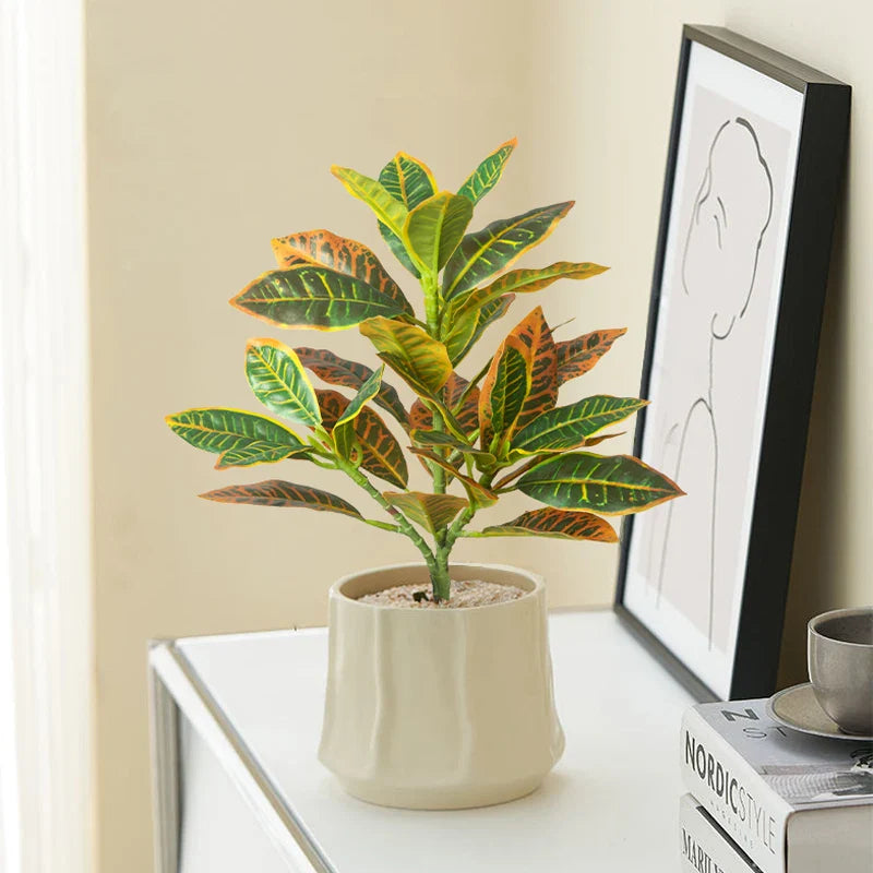 24-41cm Artificial Plant Fake Ficus Tree