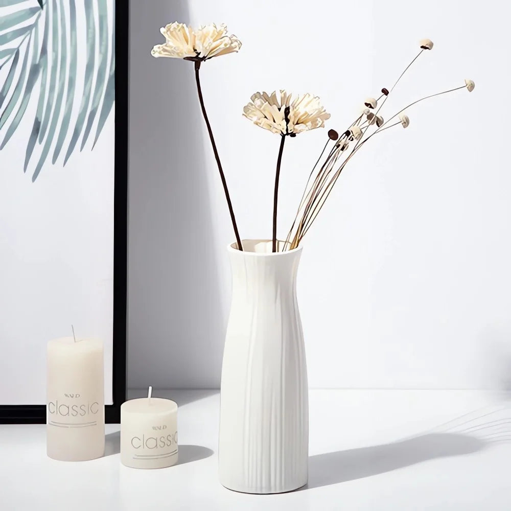 Modern Plastic Flower Vase Nordic Home Decoration