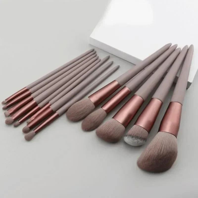 13Pcs Makeup Brush Set Make Up Concealer Brush Blush Powder Brush Eye Shadow Highlighter Foundation Brush Cosmetic Beauty Tools