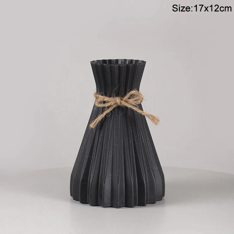 Modern Plastic Flower Vase Nordic Home Decoration