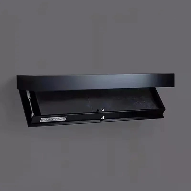 Wood Floating Wall Shelves Magic Flap Hidden Shelf with Secret Compartment Wall-mounted Storage Wood Furniture Storage Box