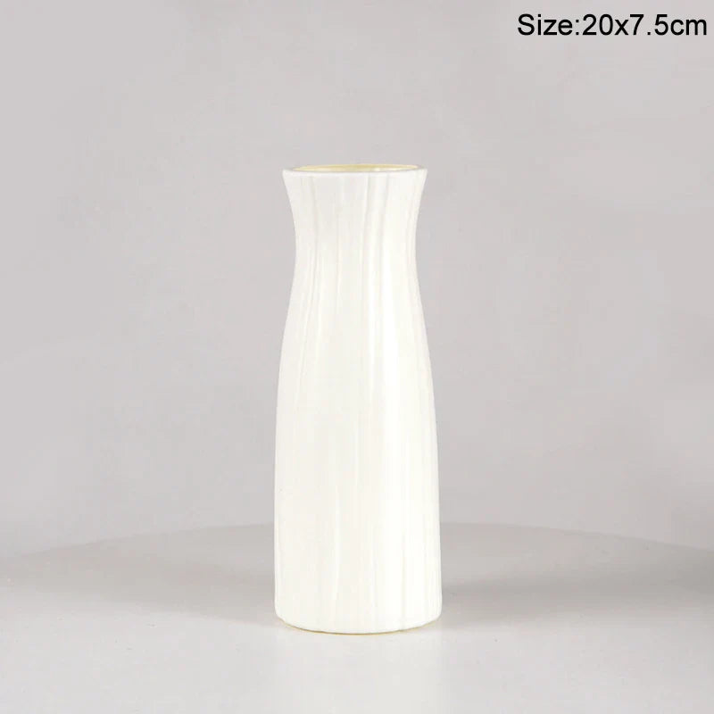 Modern Plastic Flower Vase Nordic Home Decoration
