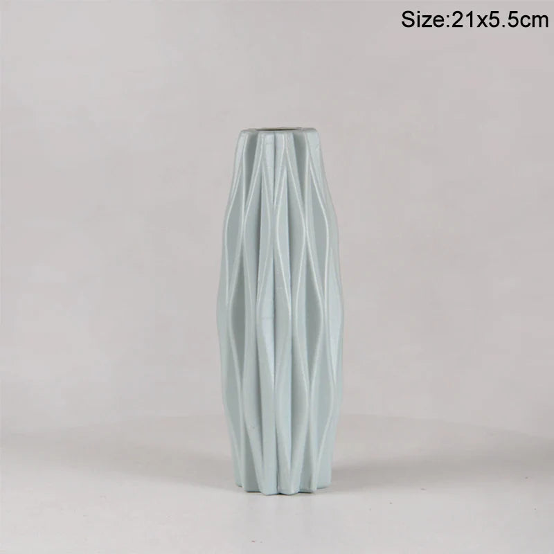 Modern Plastic Flower Vase Nordic Home Decoration