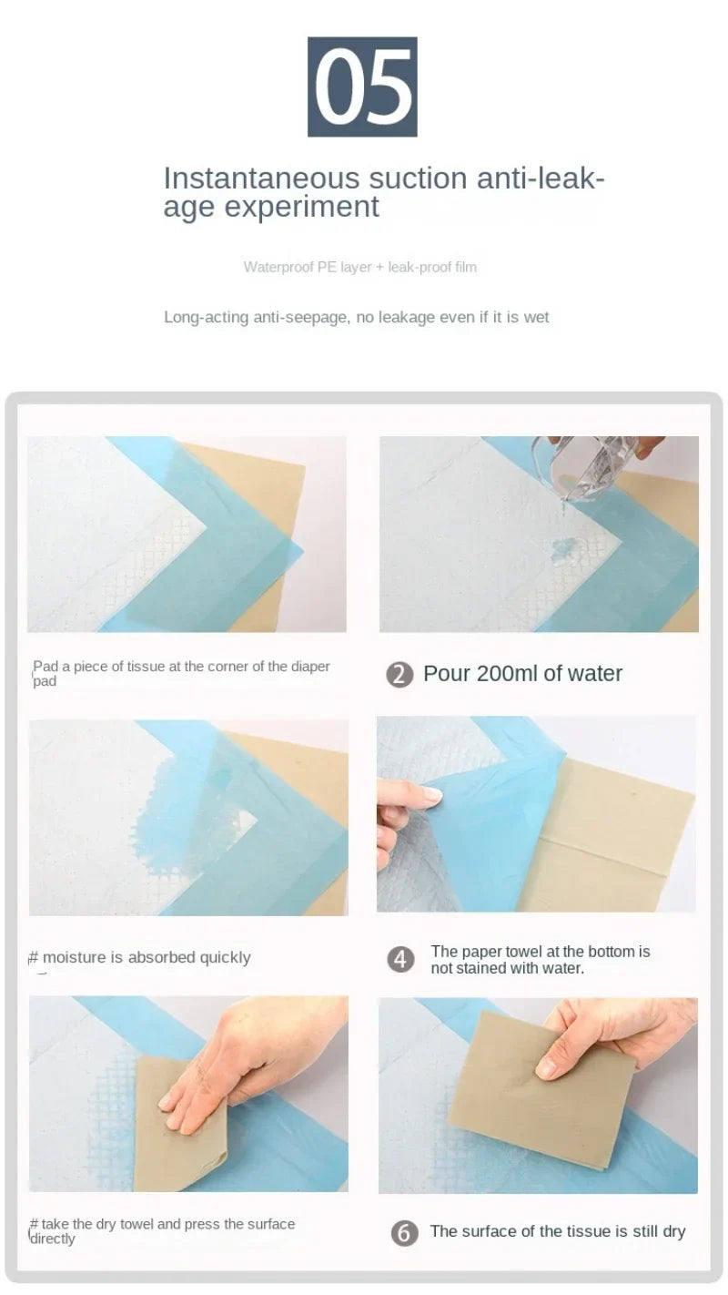 Absorbent Pee Pads for Puppy Training & Senior Pups