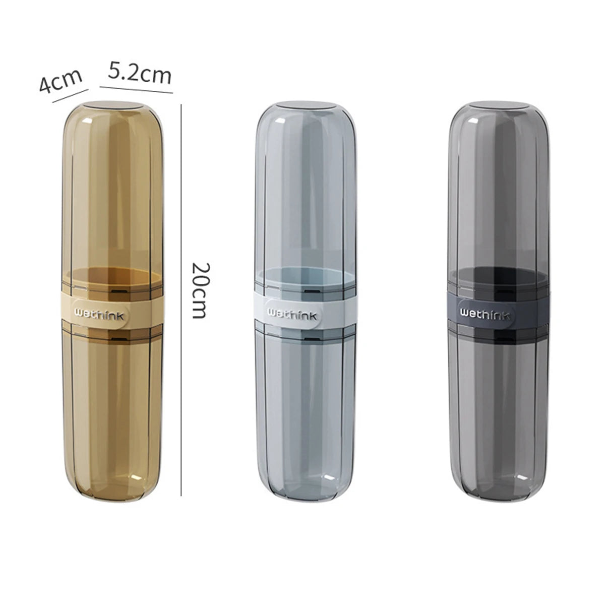 Portable Toothpaste Toothbrush Holder
