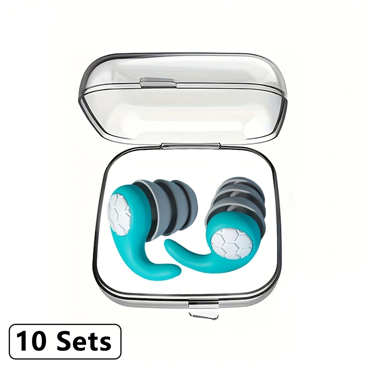 Soft Silicone Earplugs with Noise Cancellation