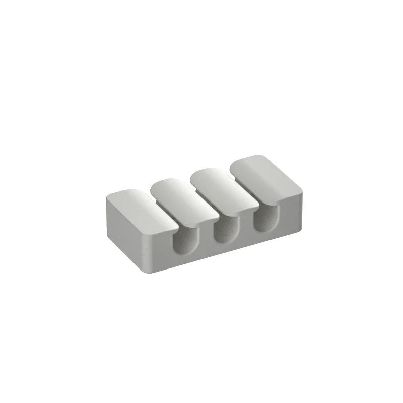 Cable Clip Cord Organizer Black Cable Management Cord Clip Silicone Self-Adhesive Charger Cord Clip for Bedside Table Compartmen