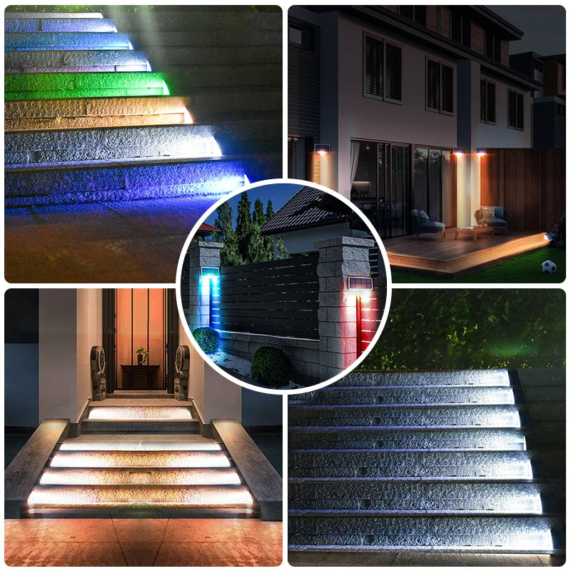 SolarGuard: Anti-Theft LED Outdoor Stair Light
