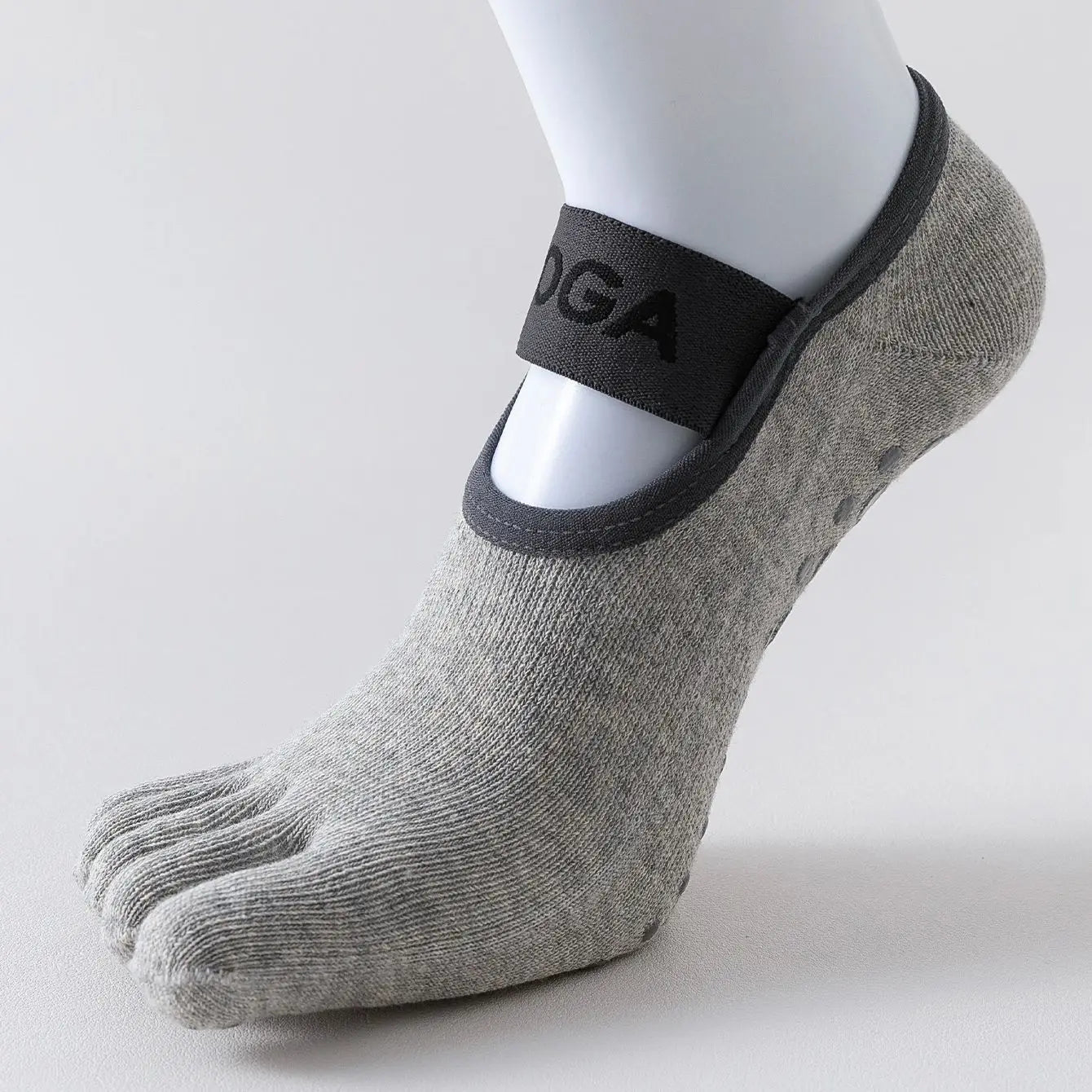 Knit Yoga Socks for Women — Breathable Toe-Separating Comfort