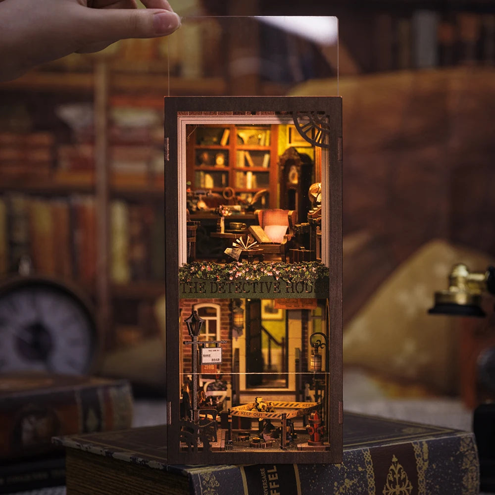 DIY 3D Wooden Puzzle Booknook - Build Your Own Enchanted Bookend!