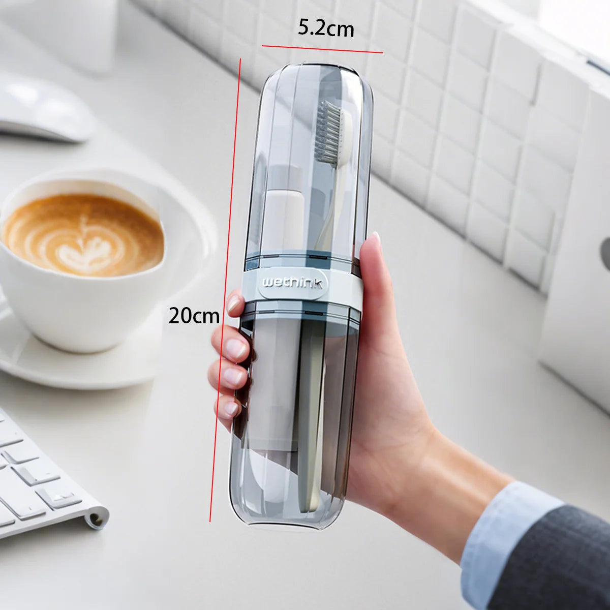 Portable Toothpaste Toothbrush Holder