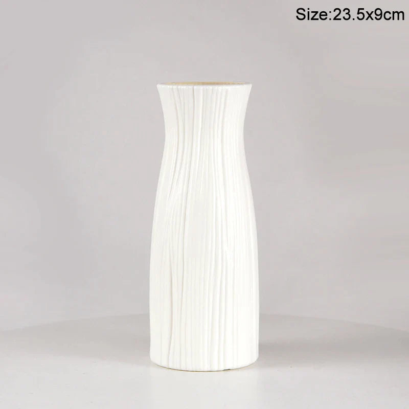 Modern Plastic Flower Vase Nordic Home Decoration