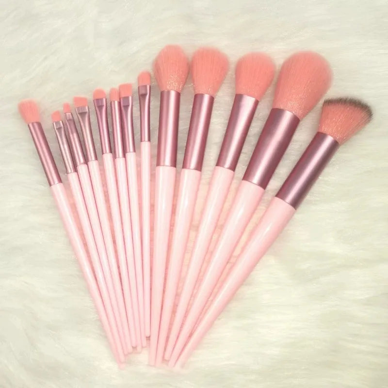 13Pcs Makeup Brush Set Make Up Concealer Brush Blush Powder Brush Eye Shadow Highlighter Foundation Brush Cosmetic Beauty Tools