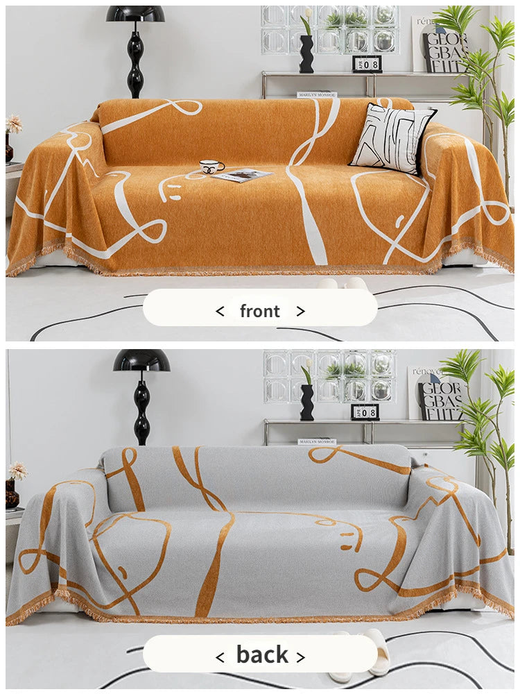 Chenille Couch Cover