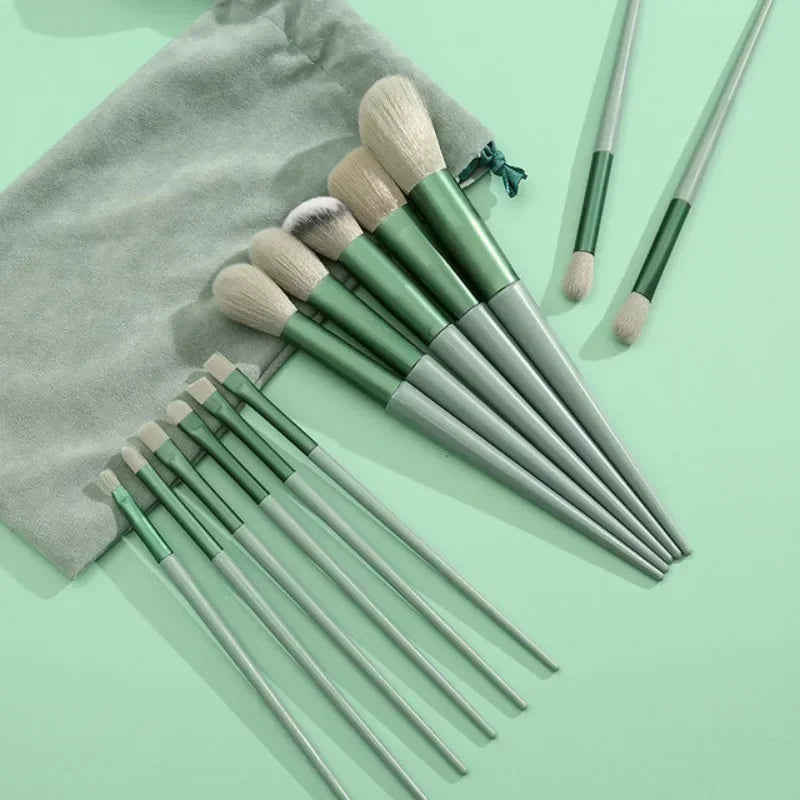 13Pcs Makeup Brush Set Make Up Concealer Brush Blush Powder Brush Eye Shadow Highlighter Foundation Brush Cosmetic Beauty Tools